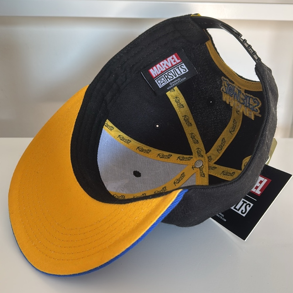 Marvel zombies wolverine Black and Blue Snapback Hat - Picture 3 of 3